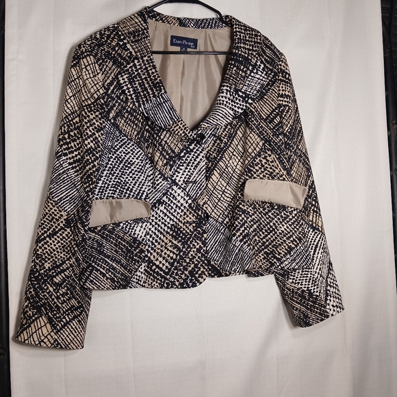 EVAN PICONE BLAZER FOR WOMEN BUSINESS SUIT, NO SKIRT/ BLAZER ONLY!  SIZE 18 - Picture 14 of 14